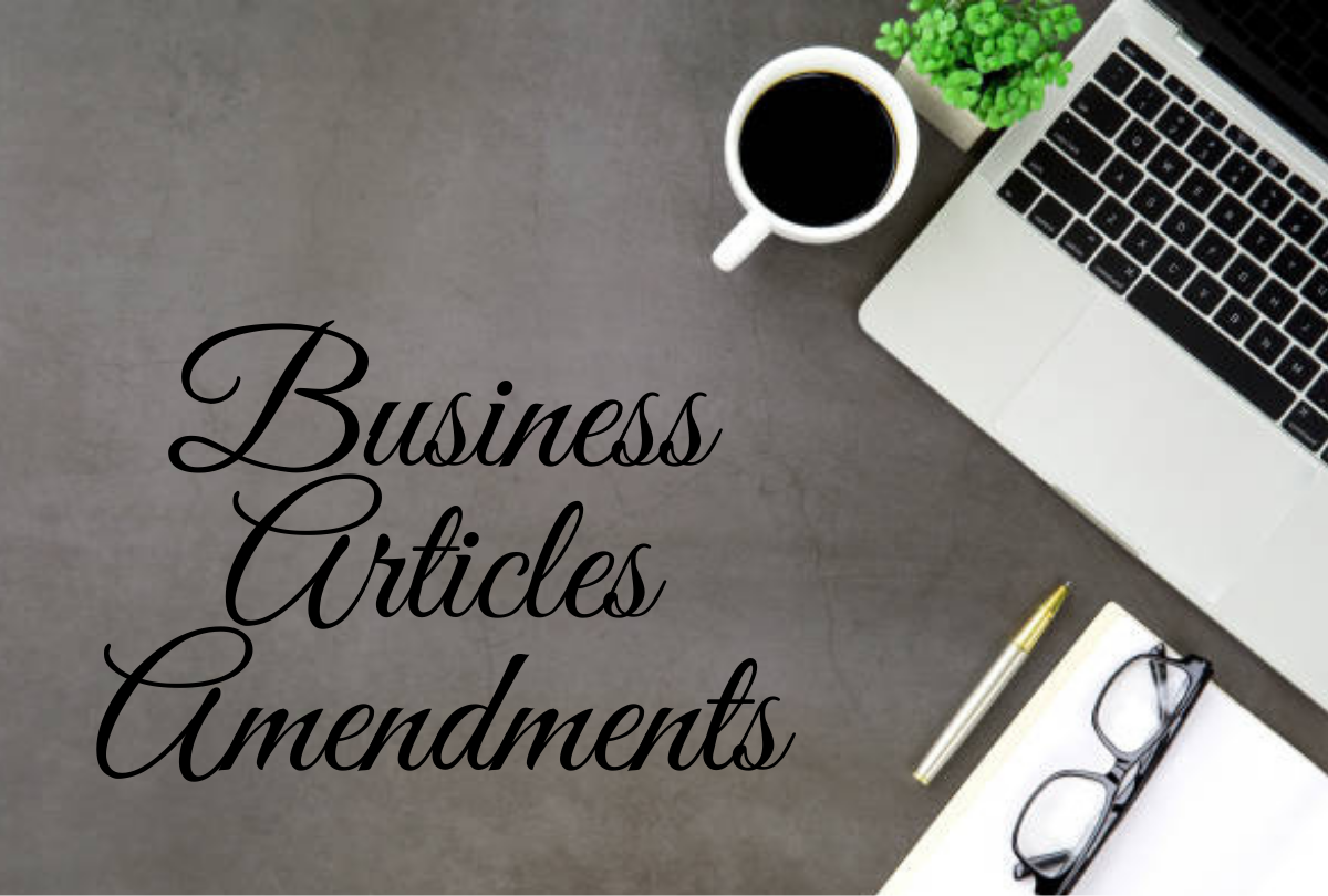 Business Articles Amendments