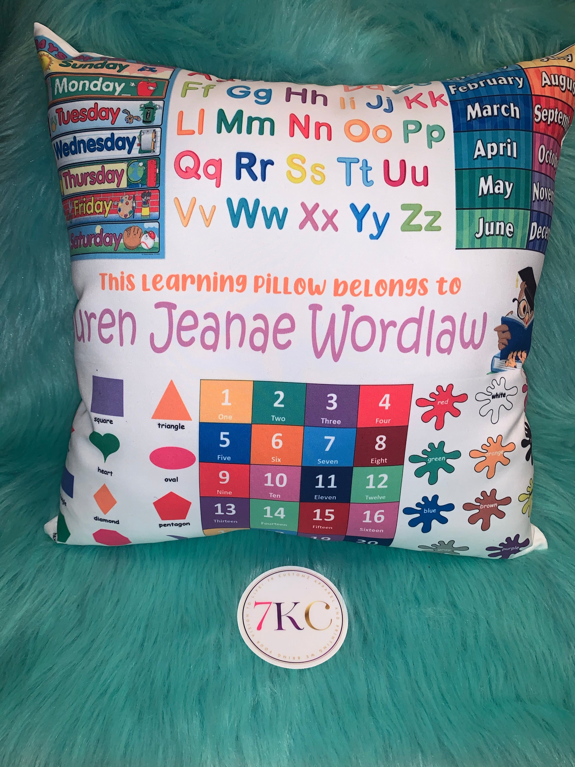 Learning Pillow, Personalized Gifts